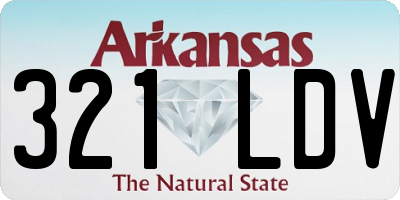 AR license plate 321LDV