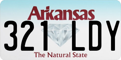 AR license plate 321LDY