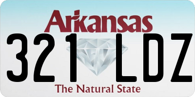 AR license plate 321LDZ