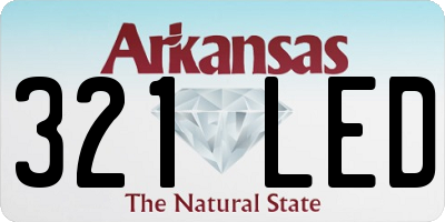 AR license plate 321LED
