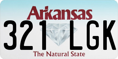 AR license plate 321LGK