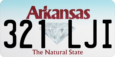 AR license plate 321LJI