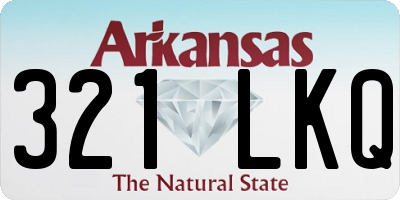 AR license plate 321LKQ