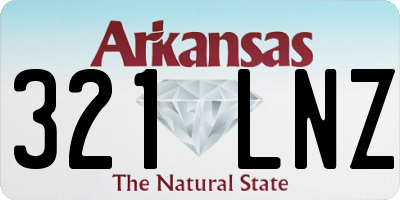 AR license plate 321LNZ