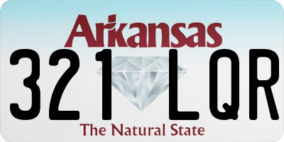AR license plate 321LQR