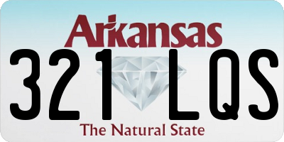 AR license plate 321LQS