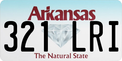 AR license plate 321LRI