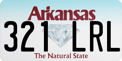 AR license plate 321LRL