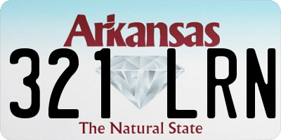 AR license plate 321LRN
