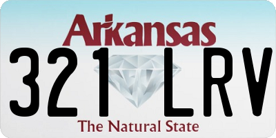 AR license plate 321LRV