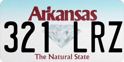 AR license plate 321LRZ