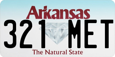 AR license plate 321MET