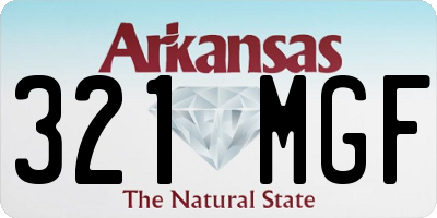 AR license plate 321MGF