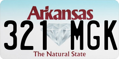 AR license plate 321MGK