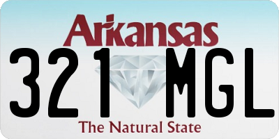 AR license plate 321MGL