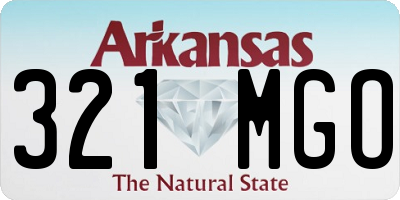 AR license plate 321MGO