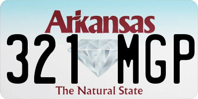 AR license plate 321MGP