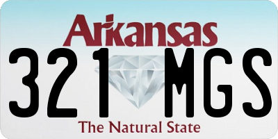 AR license plate 321MGS