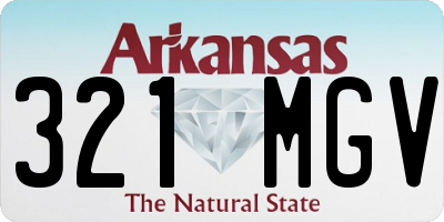 AR license plate 321MGV