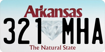 AR license plate 321MHA