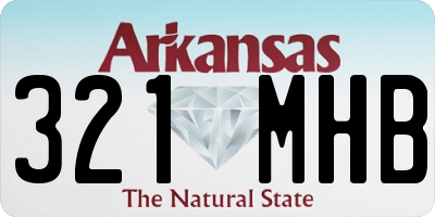 AR license plate 321MHB