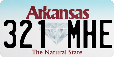 AR license plate 321MHE