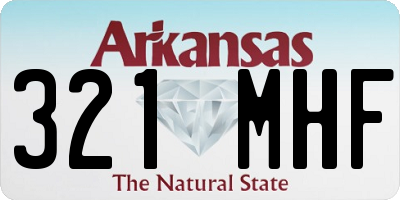 AR license plate 321MHF