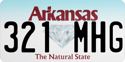 AR license plate 321MHG