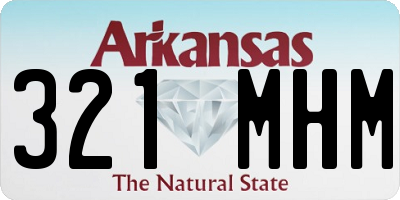 AR license plate 321MHM