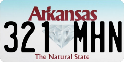 AR license plate 321MHN