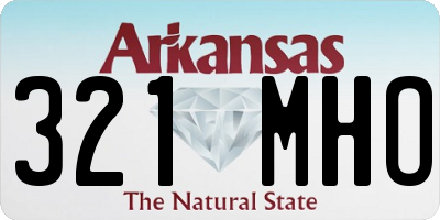 AR license plate 321MHO