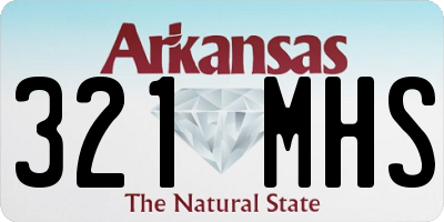 AR license plate 321MHS