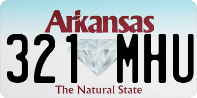 AR license plate 321MHU