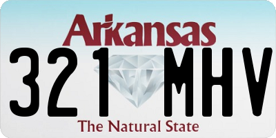AR license plate 321MHV
