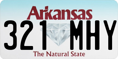 AR license plate 321MHY