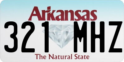 AR license plate 321MHZ