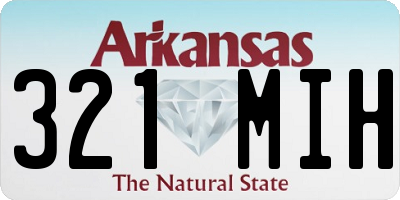 AR license plate 321MIH