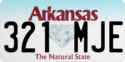 AR license plate 321MJE