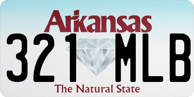 AR license plate 321MLB