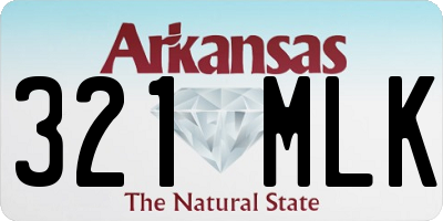 AR license plate 321MLK