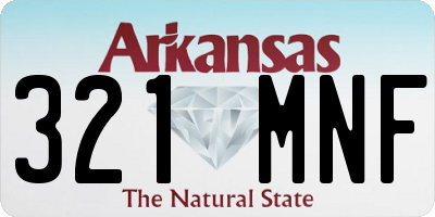 AR license plate 321MNF