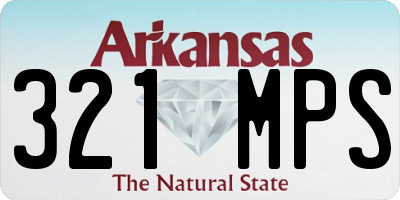 AR license plate 321MPS