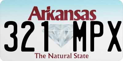 AR license plate 321MPX