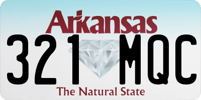 AR license plate 321MQC