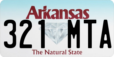 AR license plate 321MTA