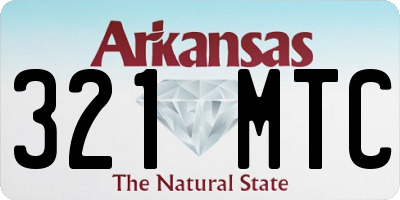 AR license plate 321MTC