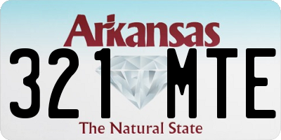 AR license plate 321MTE