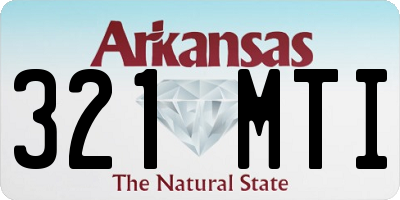 AR license plate 321MTI