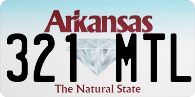 AR license plate 321MTL