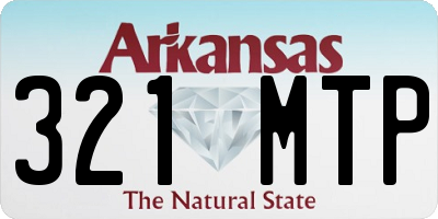 AR license plate 321MTP